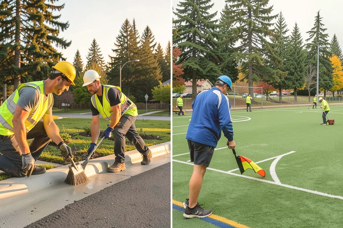 Parking Lot Sweeping in Lynnwood, Snohomish County, WA - Map lots and identify low-use windows