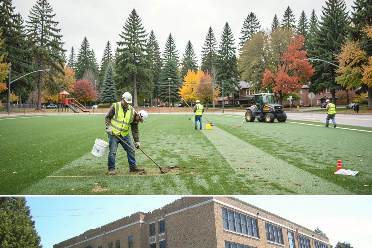 Parking Lot Sweeping in Maple Valley, King County, WA - Frequency rises in autumn as leaves collect and after events that draw heavy public turnout.