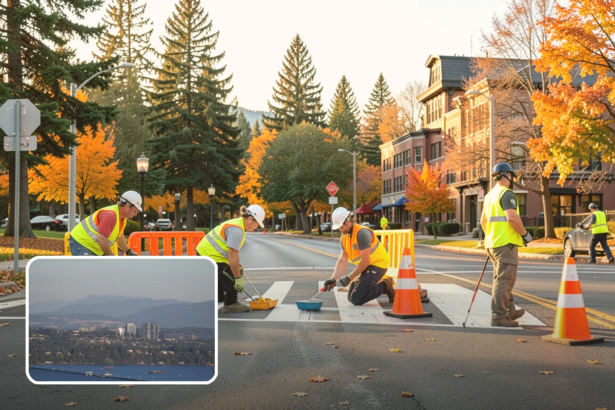 Parking Lot Sweeping in Medina, King County, WA - Litter and grit kept under control