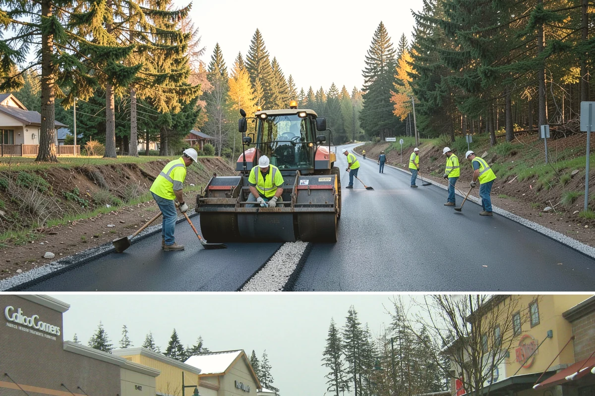 Parking Lot Sweeping in Mill Creek, Snohomish County, WA - Frequency rises in autumn as leaves collect and after events that draw heavy public turnout.