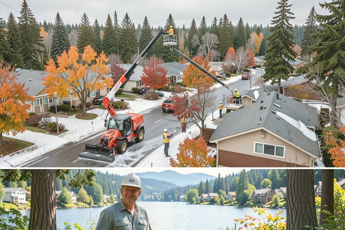 Parking Lot Sweeping in Milton, King County, WA - Frequency rises in autumn as leaves collect and after events that draw heavy public turnout.