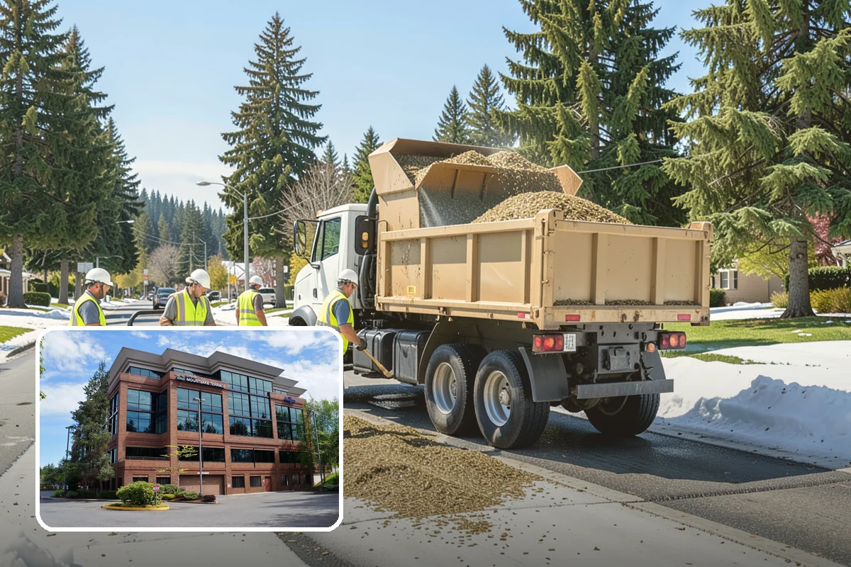 Parking Lot Sweeping in Mountlake Terrace, Snohomish County, WA - Litter and grit kept under control