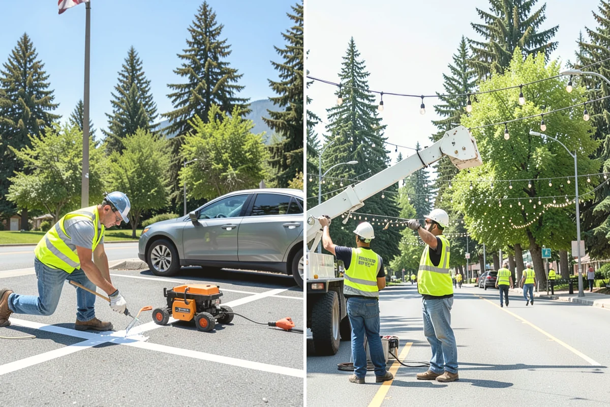 Parking Lot Sweeping in Mukilteo, Snohomish County, WA - Map lots and identify low-use windows