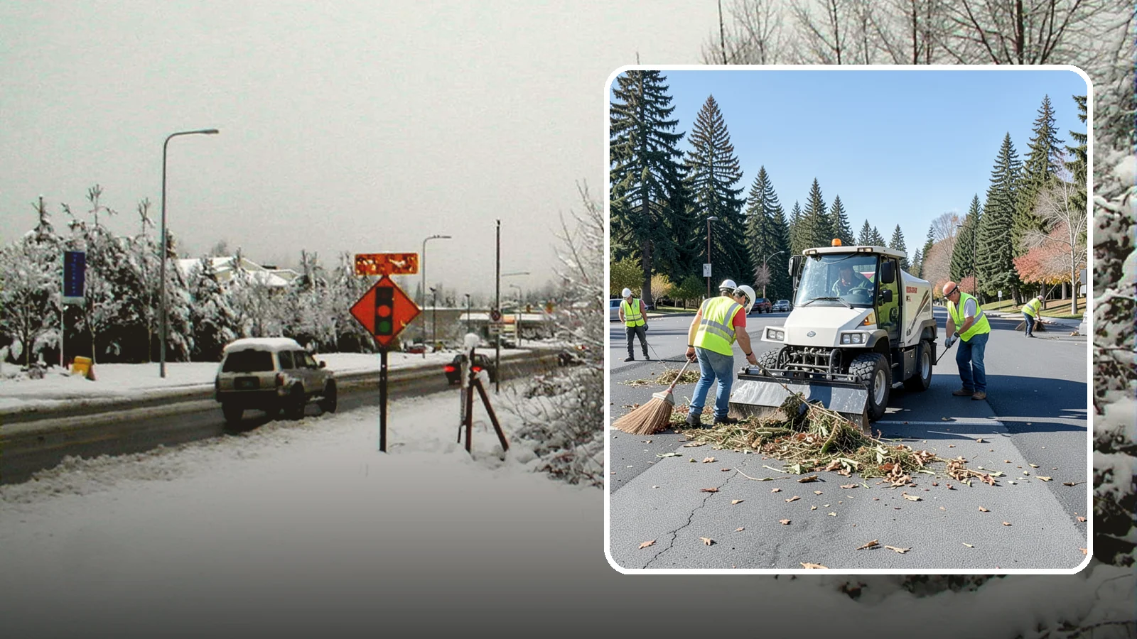 Parking Lot Sweeping in Newcastle, King County, WA - Scheduled sweeping of municipal parking lots and structures to control litter and debris.