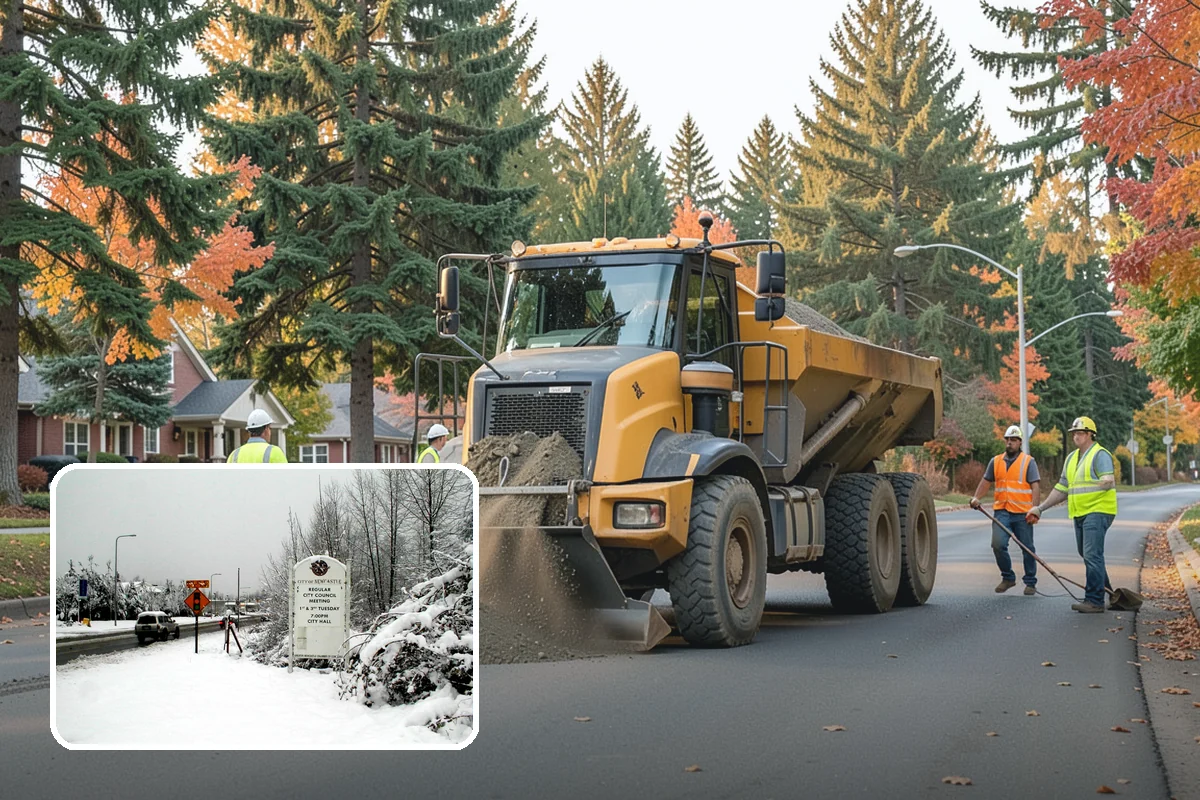 Parking Lot Sweeping in Newcastle, King County, WA - Litter and grit kept under control
