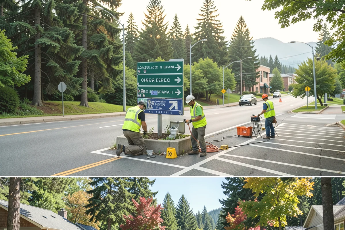 Parking Lot Sweeping in Orting, Pierce County, WA - Frequency rises in autumn as leaves collect and after events that draw heavy public turnout.