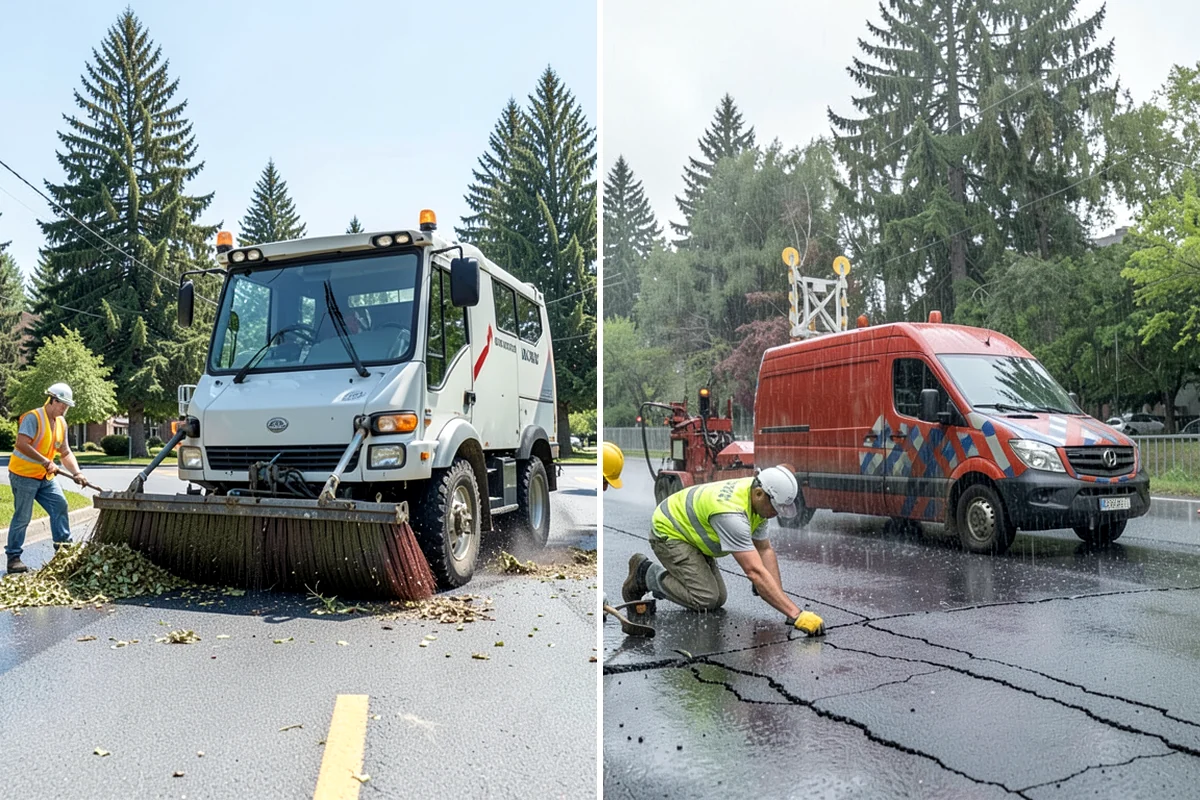 Parking Lot Sweeping in Snoqualmie, King County, WA - Map lots and identify low-use windows