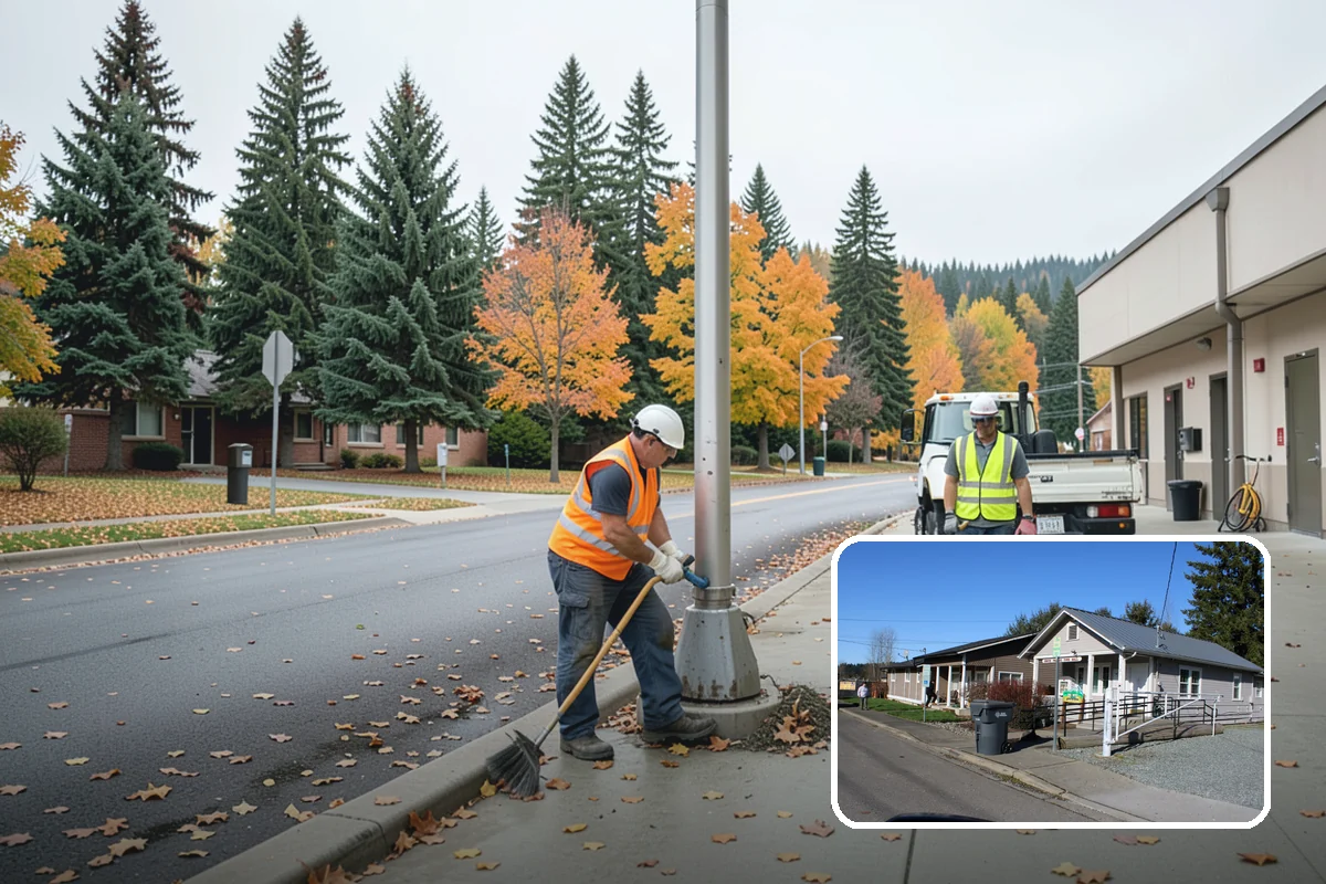 Parking Lot Sweeping in South Prairie, Pierce County, WA - Litter and grit kept under control