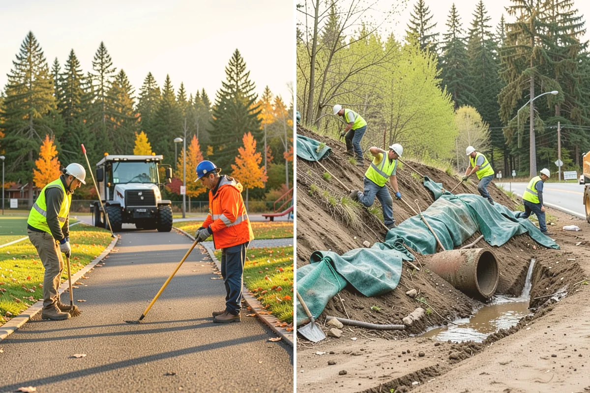 Parking Lot Sweeping in Stanwood, Snohomish County, WA - Map lots and identify low-use windows