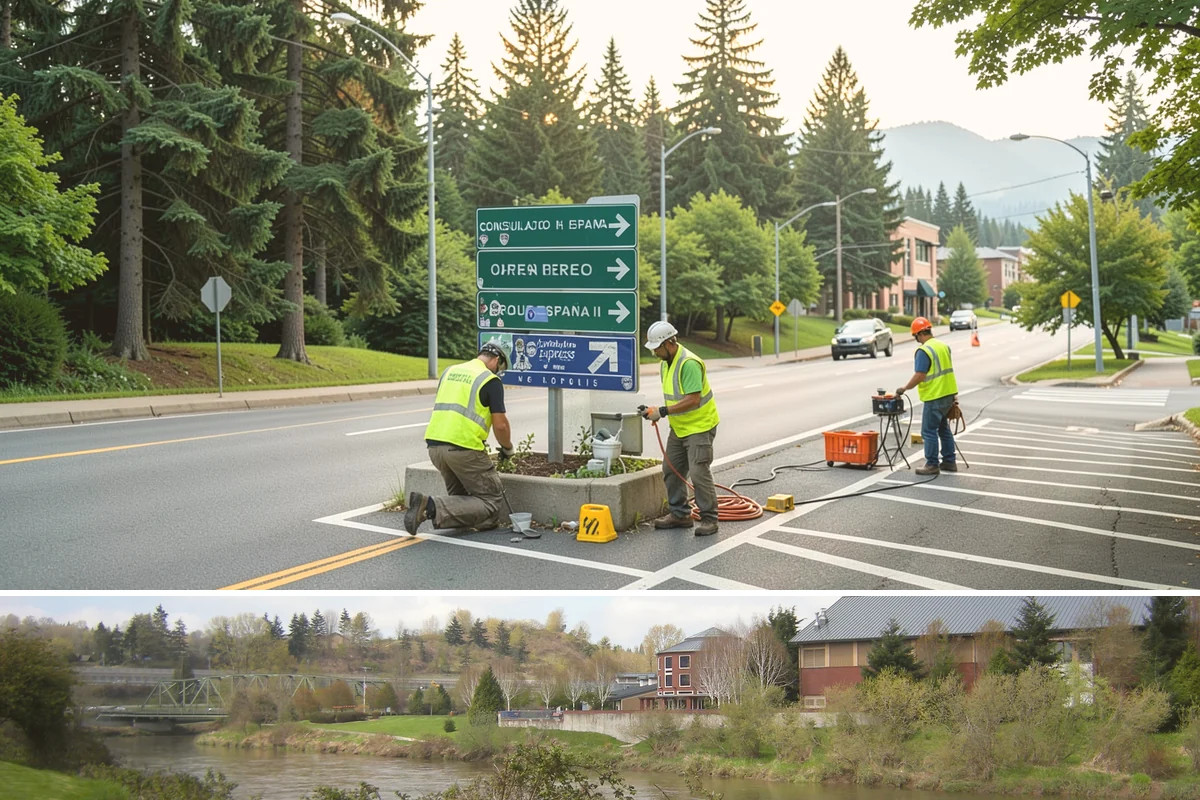 Parking Lot Sweeping in Tukwila, King County, WA - Frequency rises in autumn as leaves collect and after events that draw heavy public turnout.