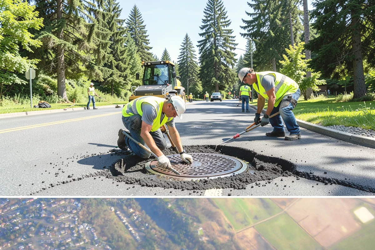 Parking Stall Numbering in Algona, King County, WA - Striping and stenciling are scheduled in dry weather, making late spring through early fall the most dependable window.