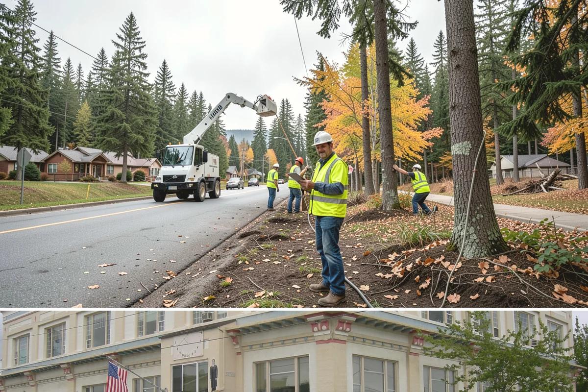 Parking Stall Numbering in Anacortes, Skagit County, WA - Striping and stenciling are scheduled in dry weather, making late spring through early fall the most dependable window.