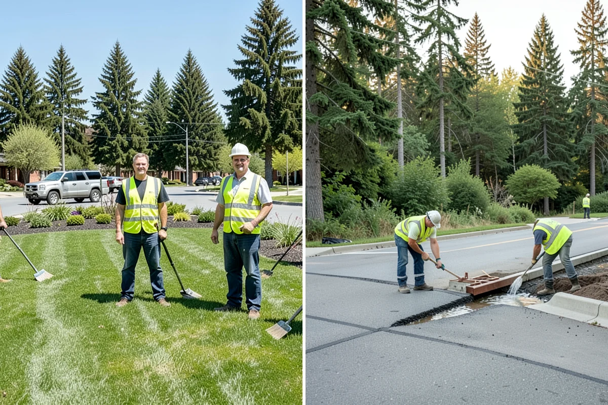 Parking Stall Numbering in Arlington, Snohomish County, WA - Measure the lot and plan stall and aisle dimensions