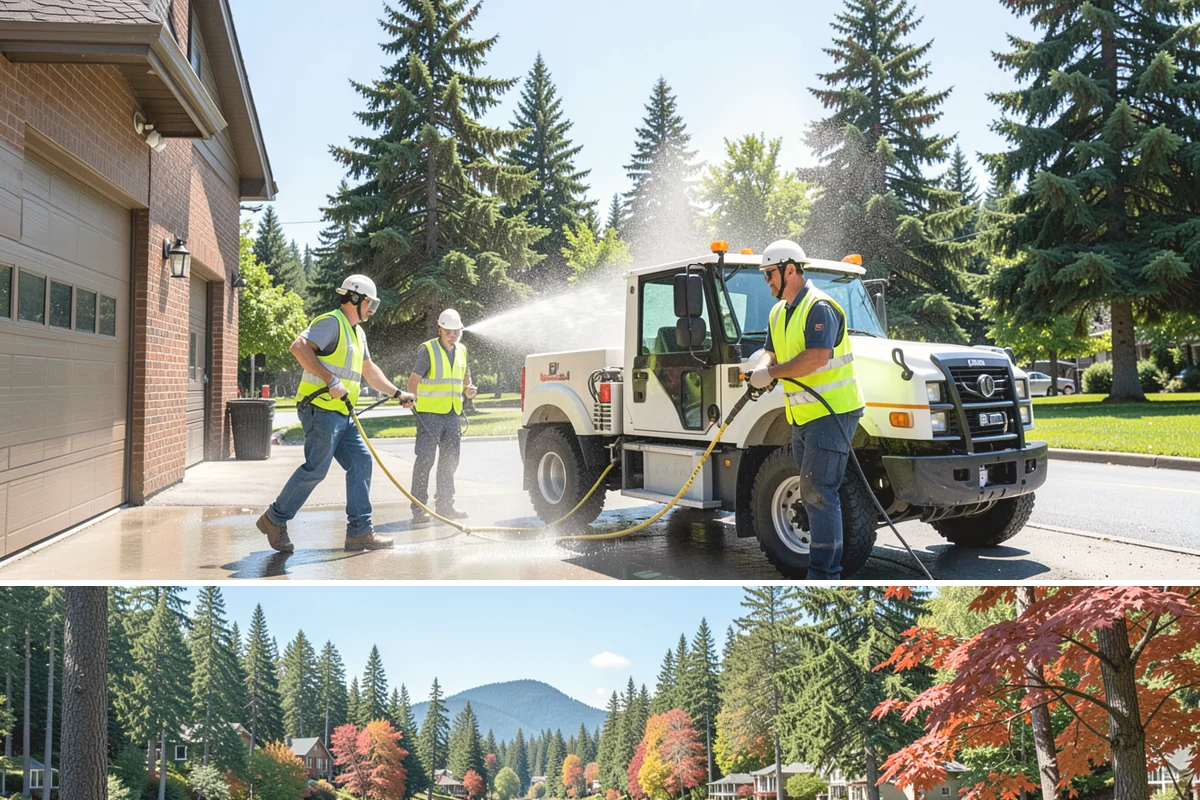 Parking Stall Numbering in Covington, King County, WA - Striping and stenciling are scheduled in dry weather, making late spring through early fall the most dependable window.