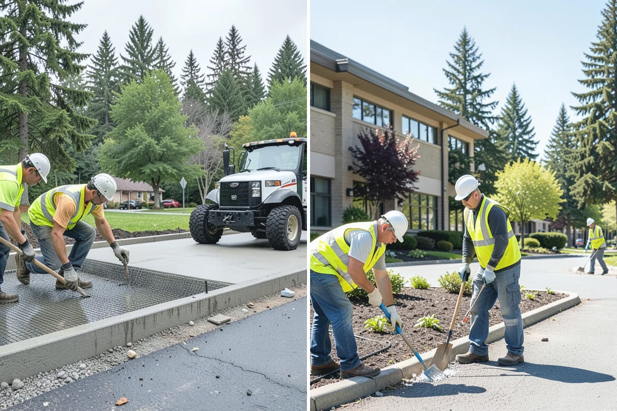 Parking Stall Numbering in Darrington, Snohomish County, WA - Measure the lot and plan stall and aisle dimensions