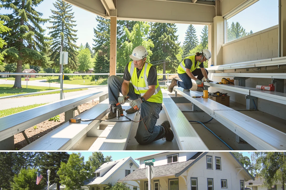 Parking Stall Numbering in DuPont, Pierce County, WA - Striping and stenciling are scheduled in dry weather, making late spring through early fall the most dependable window.