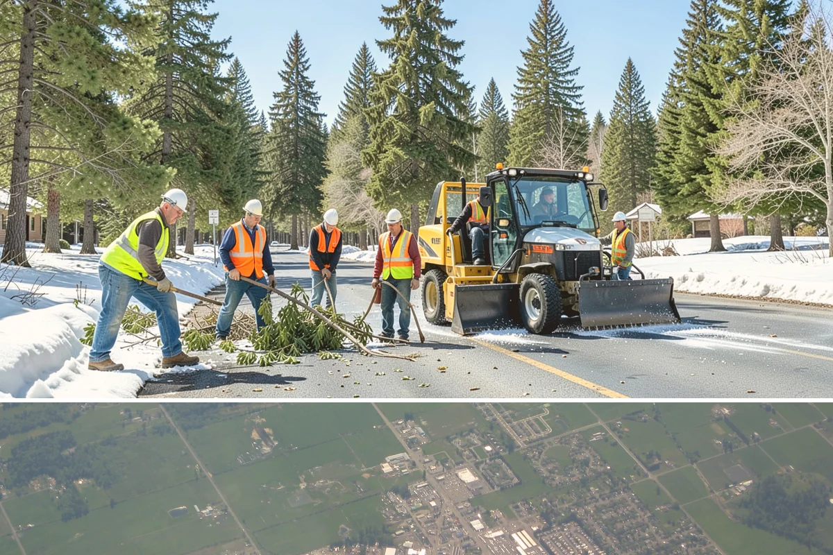 Parking Stall Numbering in Enumclaw, King County, WA - Striping and stenciling are scheduled in dry weather, making late spring through early fall the most dependable window.