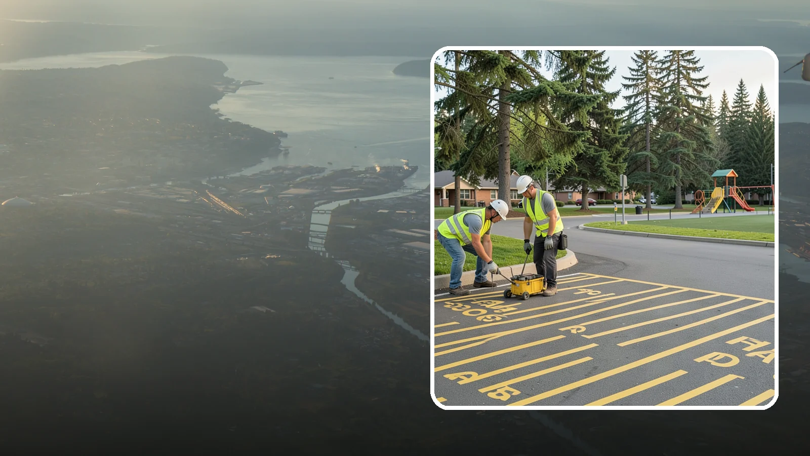Parking Stall Numbering in Fife, Pierce County, WA - Layout and marking of numbered and designated parking stalls, including ADA-compliant accessible spaces.