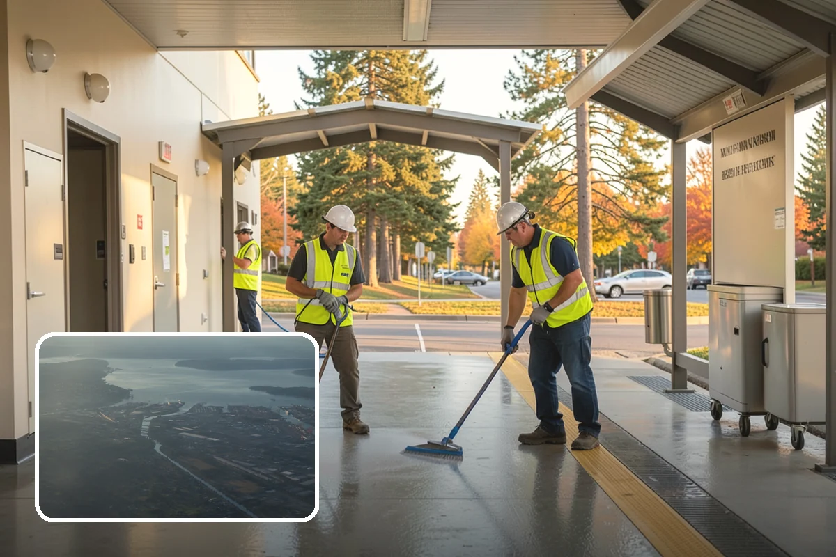 Parking Stall Numbering in Fife, Pierce County, WA - Maximizes usable capacity through efficient stall layout