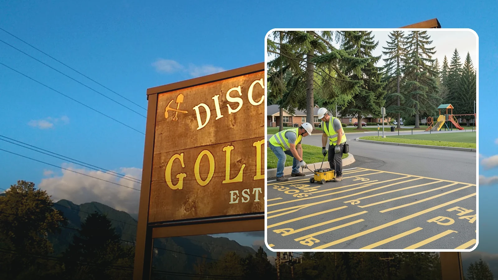 Parking Stall Numbering in Gold Bar, Snohomish County, WA - Layout and marking of numbered and designated parking stalls, including ADA-compliant accessible spaces.