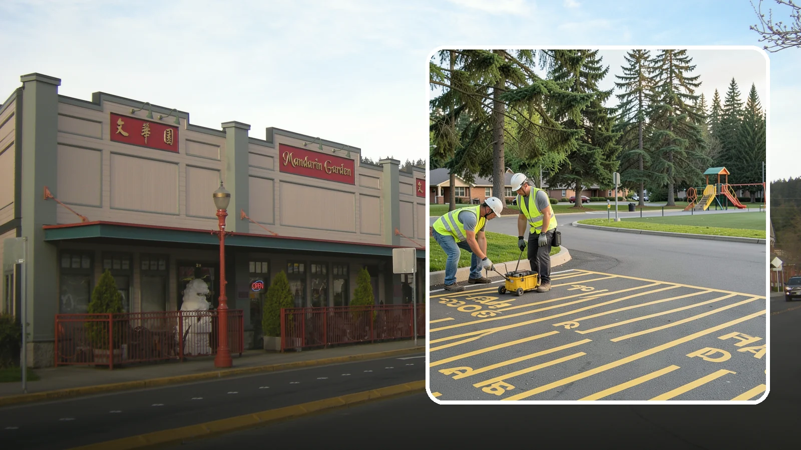 Parking Stall Numbering in Issaquah, King County, WA - Layout and marking of numbered and designated parking stalls, including ADA-compliant accessible spaces.