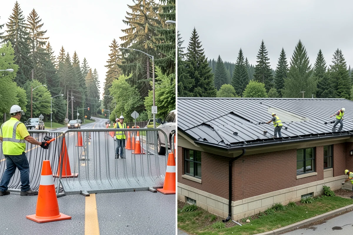 Parking Stall Numbering in Kenmore, King County, WA - Measure the lot and plan stall and aisle dimensions