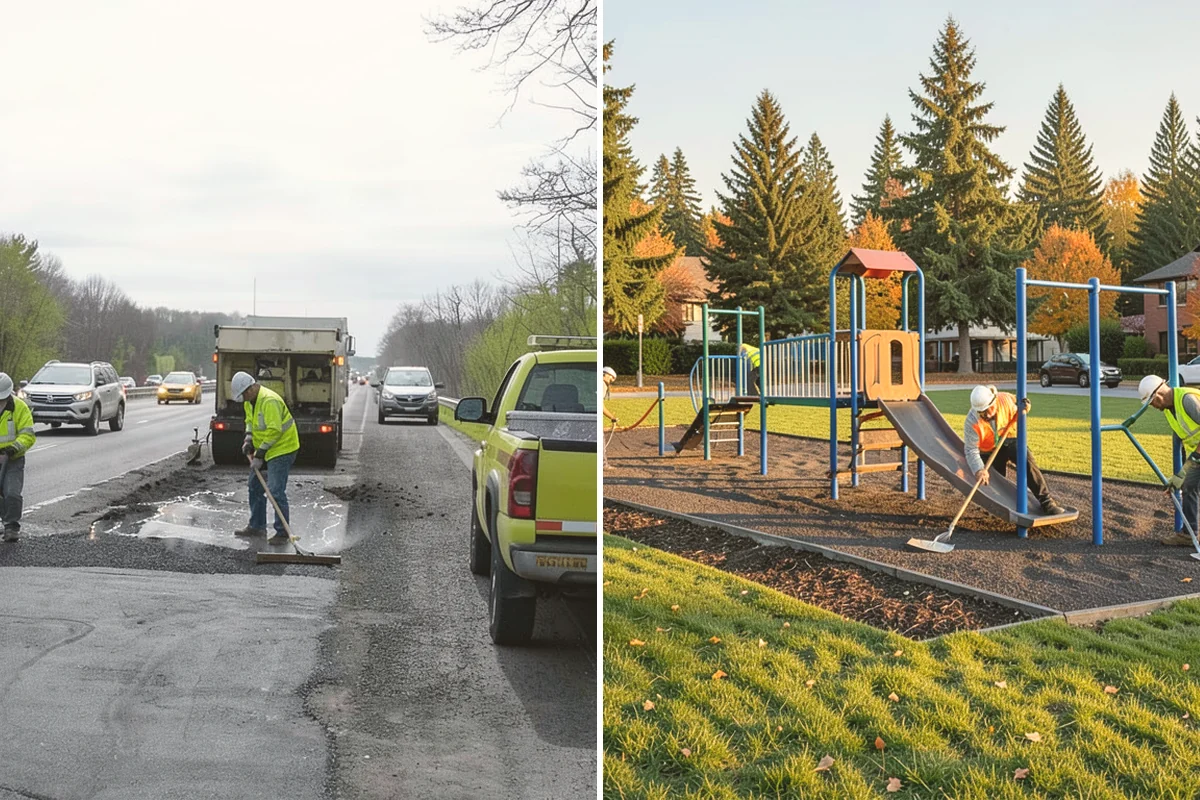 Parking Stall Numbering in Langley, Island County, WA - Measure the lot and plan stall and aisle dimensions