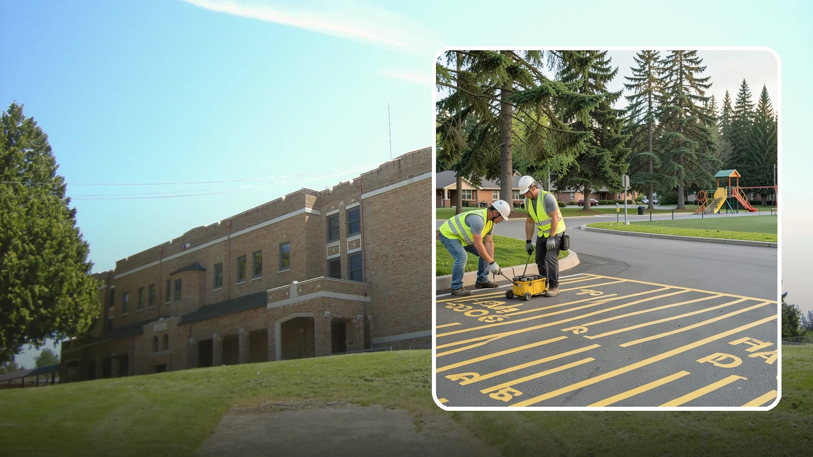Parking Stall Numbering in Maple Valley, King County, WA - Layout and marking of numbered and designated parking stalls, including ADA-compliant accessible spaces.