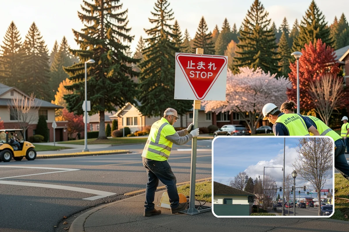 Parking Stall Numbering in Marysville, Snohomish County, WA - Maximizes usable capacity through efficient stall layout