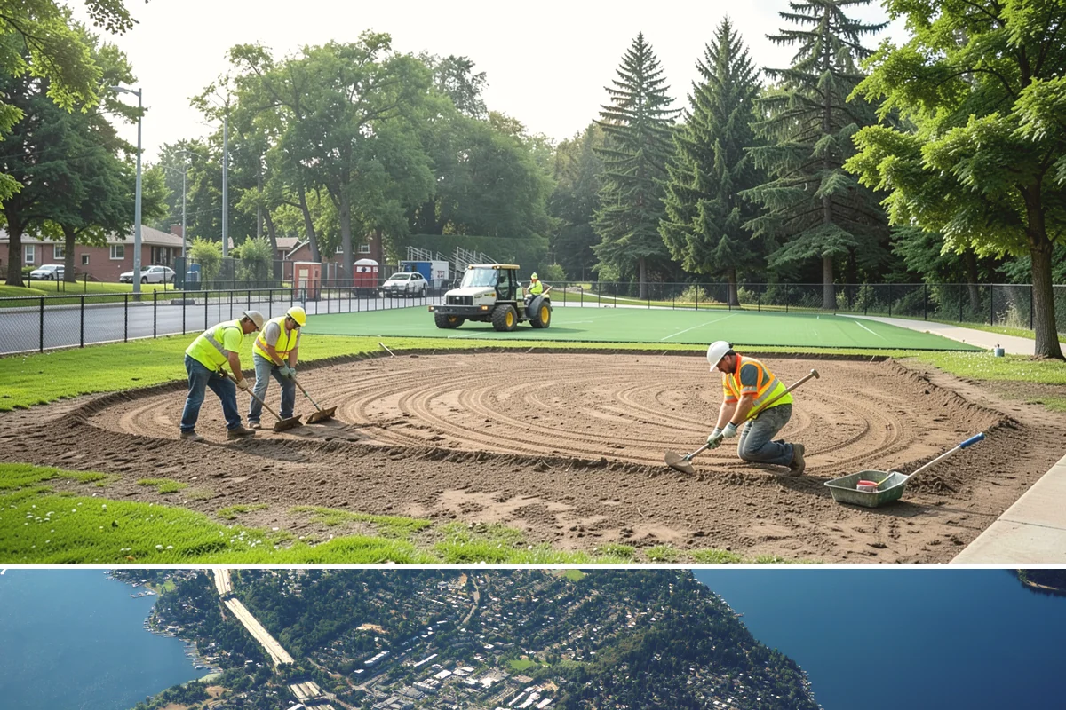 Parking Stall Numbering in Mercer Island, King County, WA - Striping and stenciling are scheduled in dry weather, making late spring through early fall the most dependable window.