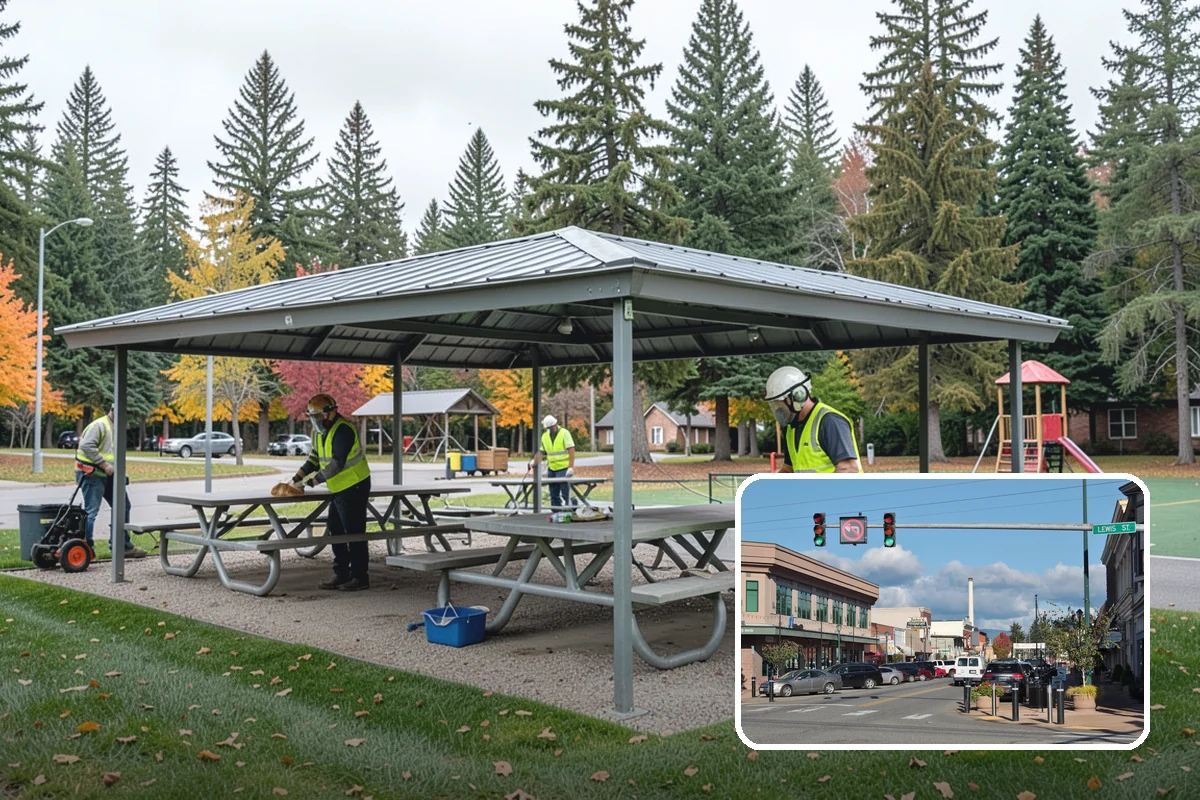 Parking Stall Numbering in Monroe, Snohomish County, WA - Maximizes usable capacity through efficient stall layout