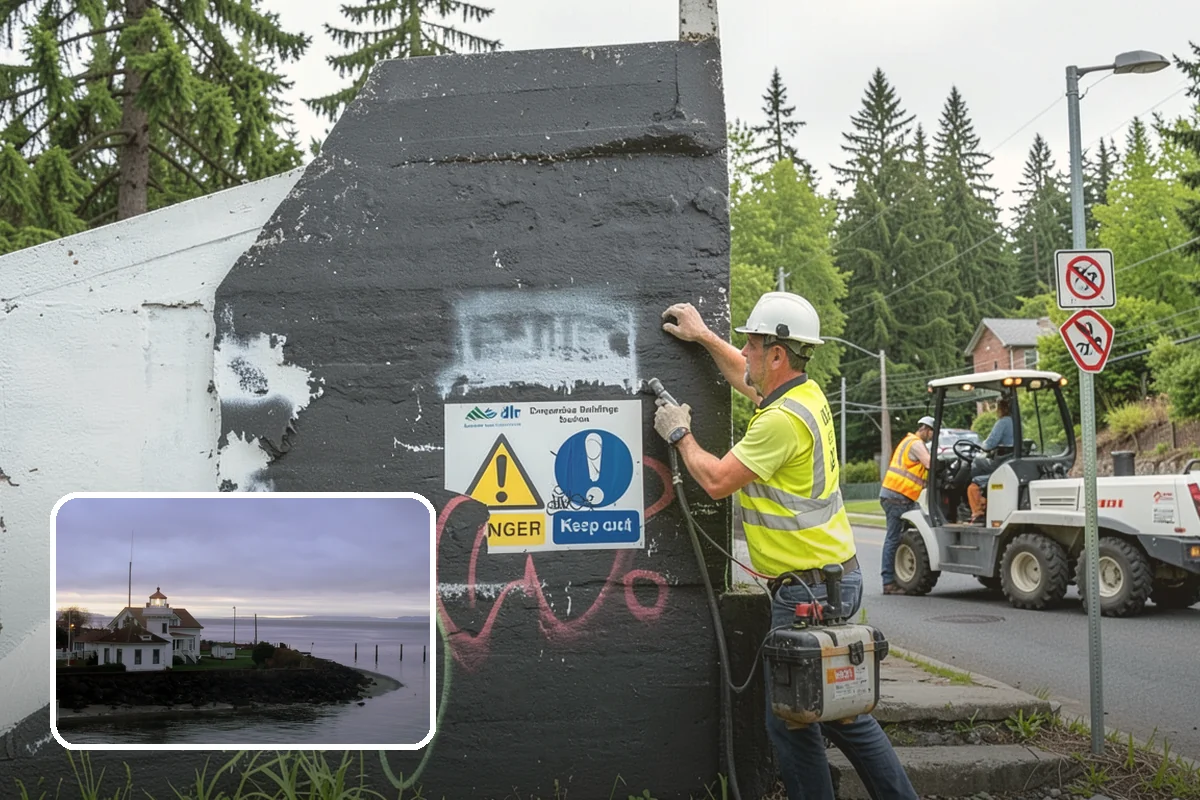 Parking Stall Numbering in Mukilteo, Snohomish County, WA - Maximizes usable capacity through efficient stall layout