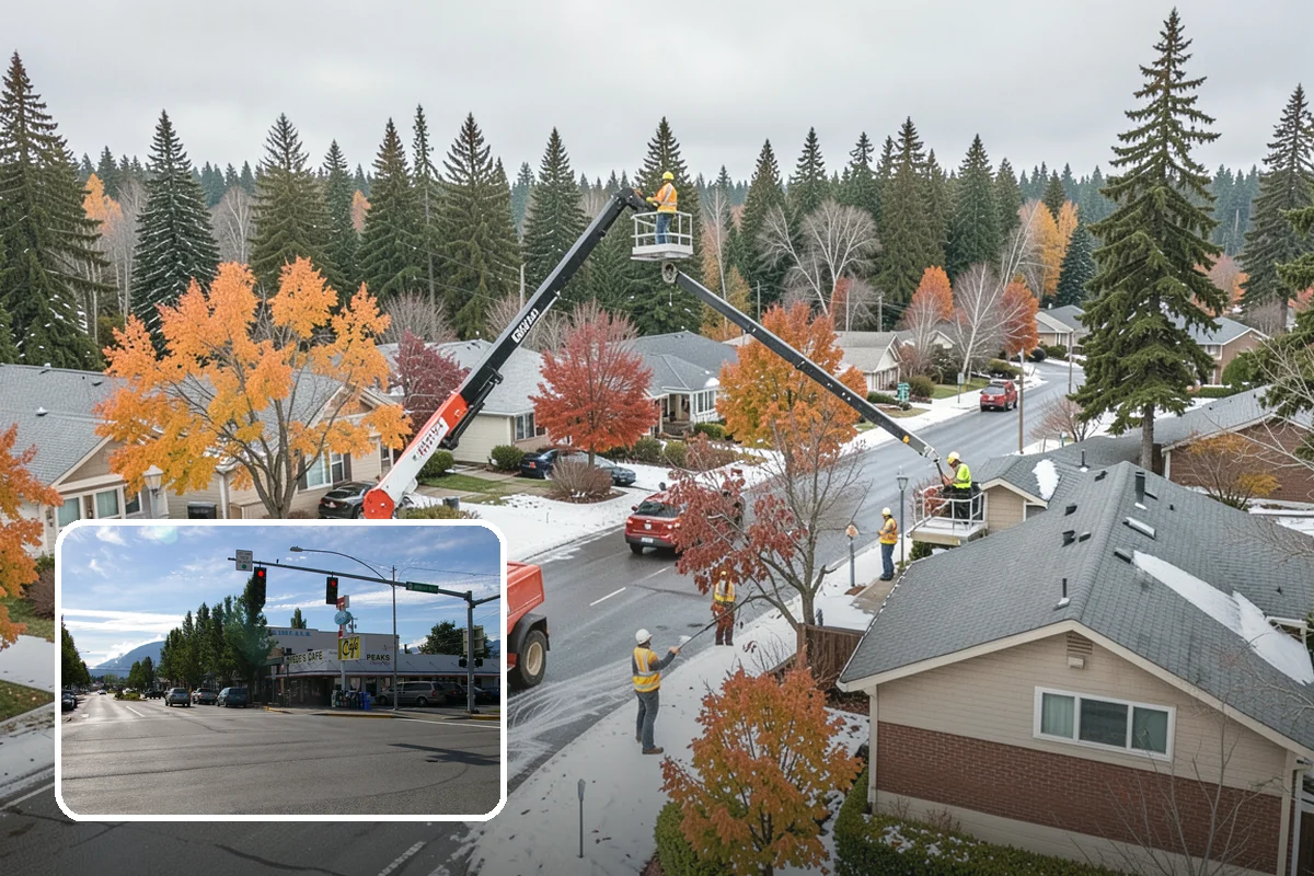 Parking Stall Numbering in North Bend, King County, WA - Maximizes usable capacity through efficient stall layout