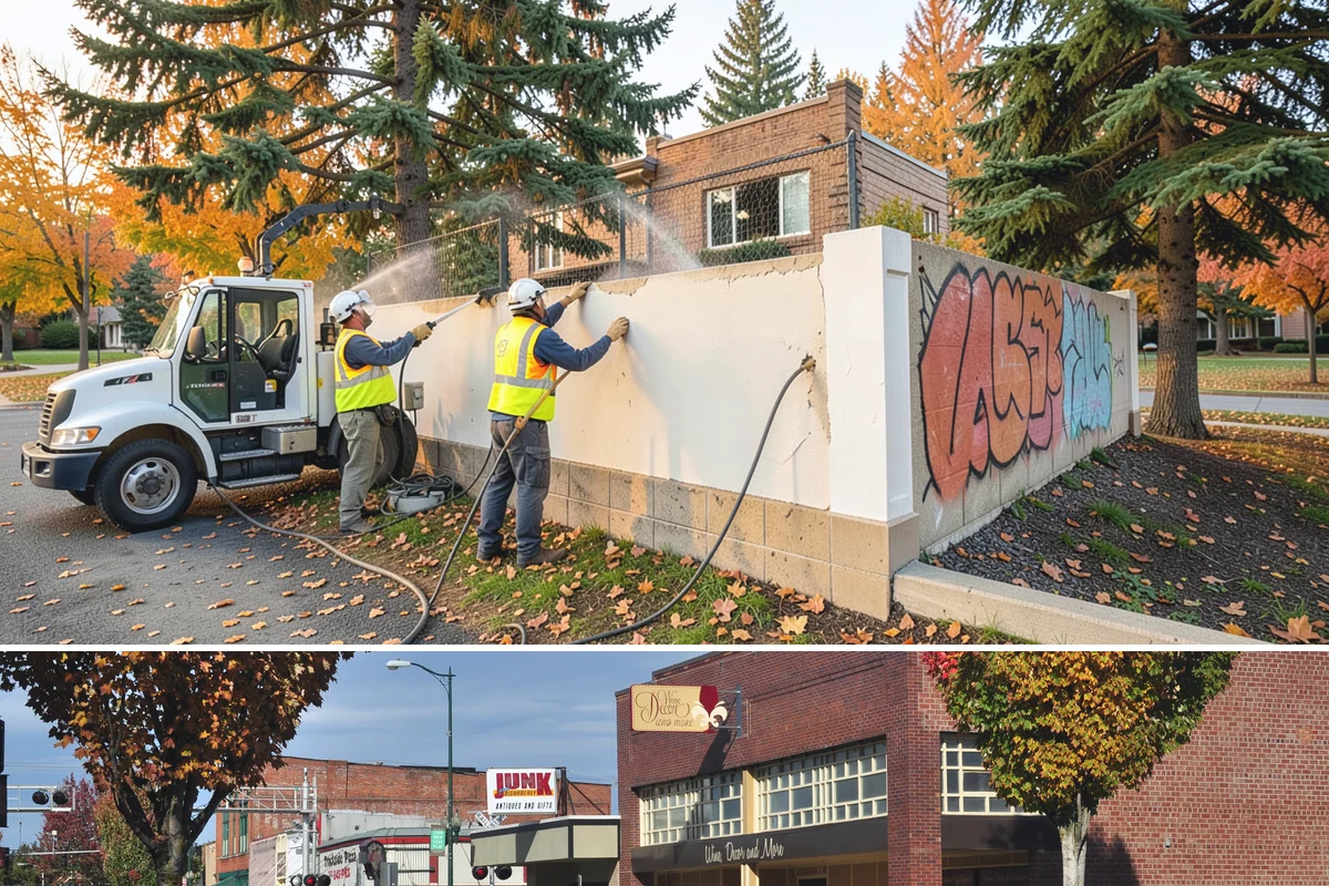 Parking Stall Numbering in Puyallup, Pierce County, WA - Striping and stenciling are scheduled in dry weather, making late spring through early fall the most dependable window.