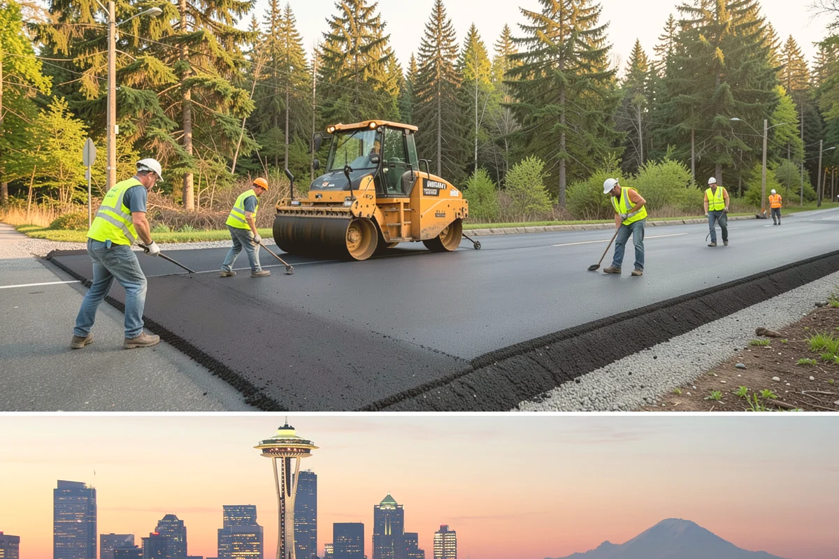 Parking Stall Numbering in Seattle, King County, WA - Striping and stenciling are scheduled in dry weather, making late spring through early fall the most dependable window.