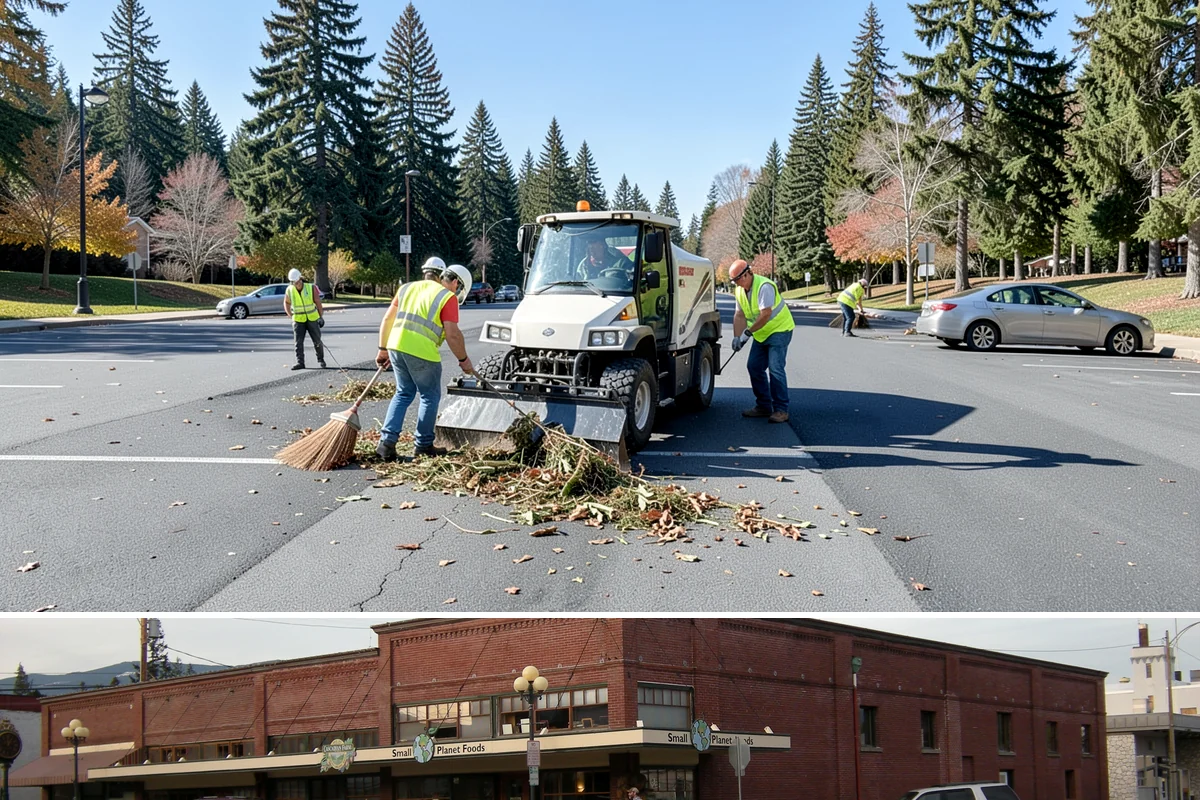 Parking Stall Numbering in Sedro-Woolley, Skagit County, WA - Striping and stenciling are scheduled in dry weather, making late spring through early fall the most dependable window.