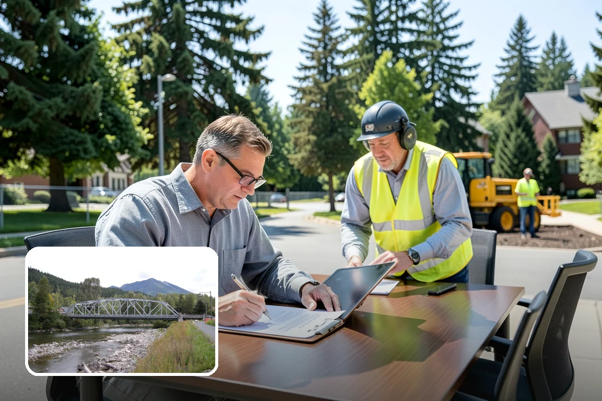 Parking Stall Numbering in Skykomish, King County, WA - Maximizes usable capacity through efficient stall layout