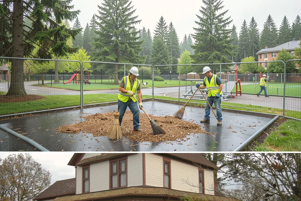 Parking Stall Numbering in Sumner, Pierce County, WA - Striping and stenciling are scheduled in dry weather, making late spring through early fall the most dependable window.