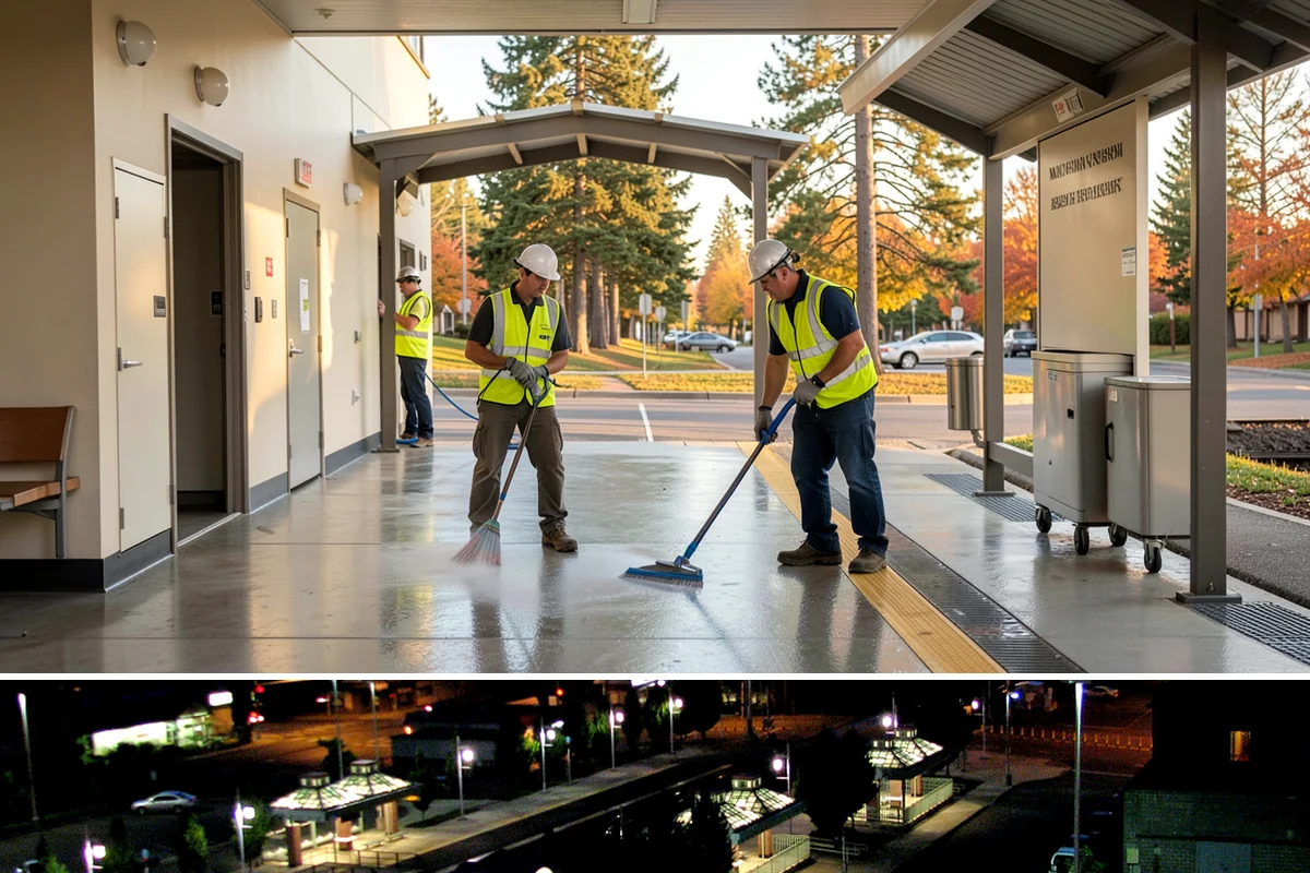 Parks Department Grounds Maintenance in Auburn, King County, WA - Peak demand spans Memorial Day through Labor Day when park usage and mowing frequency are highest.
