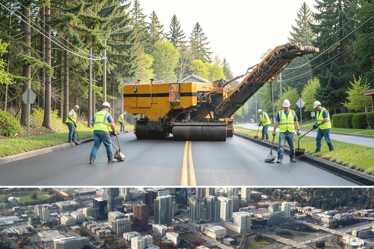 Parks Department Grounds Maintenance in Bellevue, King County, WA - Peak demand spans Memorial Day through Labor Day when park usage and mowing frequency are highest.