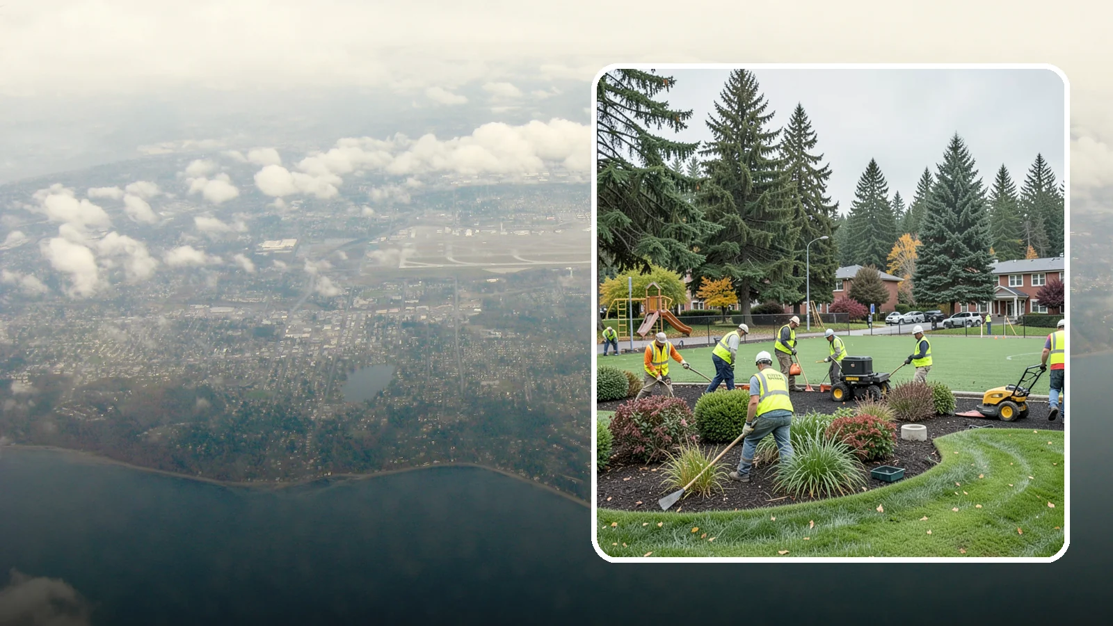 Parks Department Grounds Maintenance in Burien, King County, WA - Contract grounds maintenance supporting Western Washington parks departments across neighborhood parks and regional greenspaces.