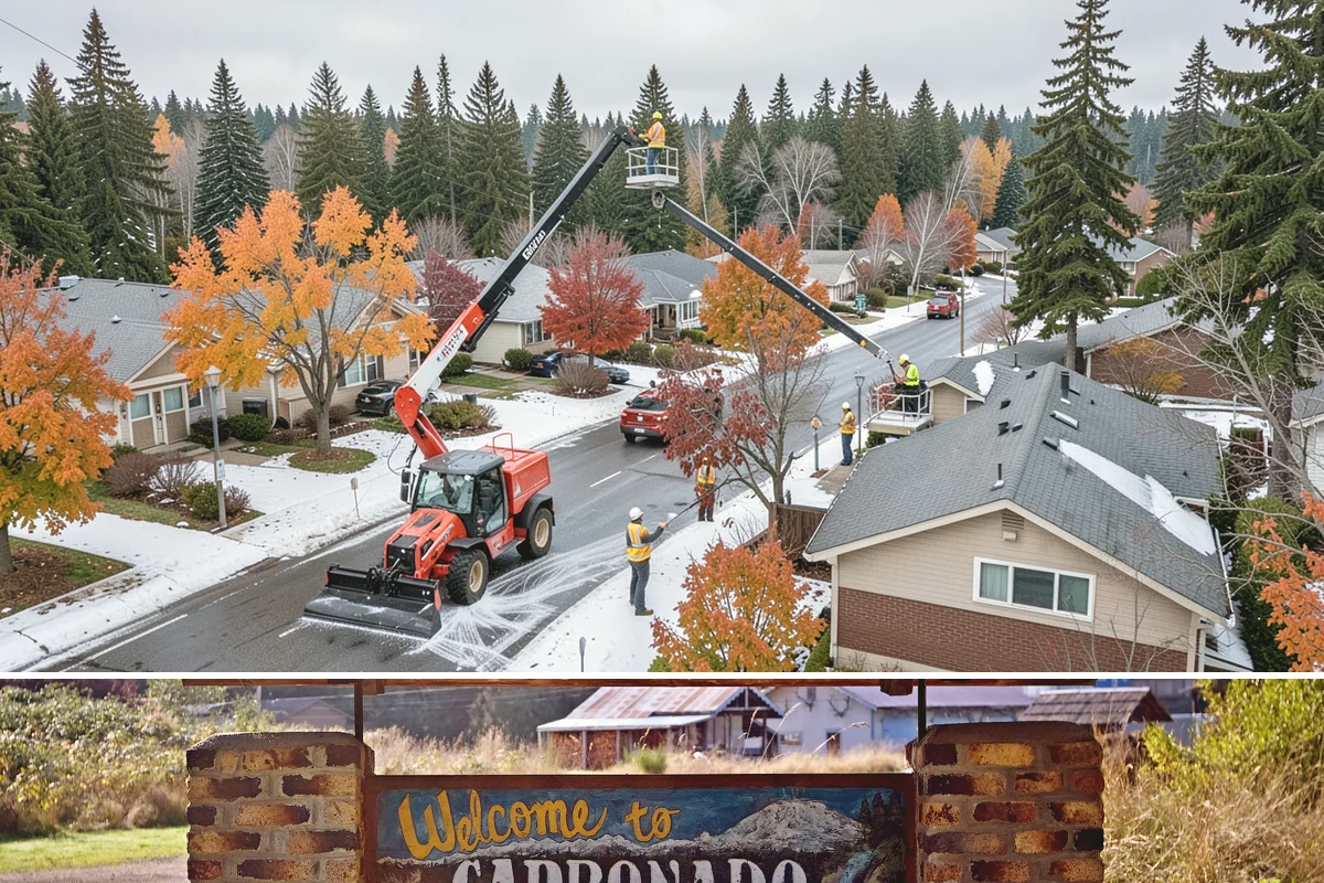Parks Department Grounds Maintenance in Carbonado, Pierce County, WA - Peak demand spans Memorial Day through Labor Day when park usage and mowing frequency are highest.