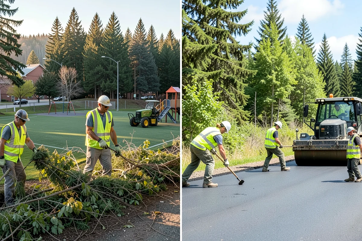 Parks Department Grounds Maintenance in Clyde Hill, King County, WA - Align with the parks director on maintenance standards and priority sites