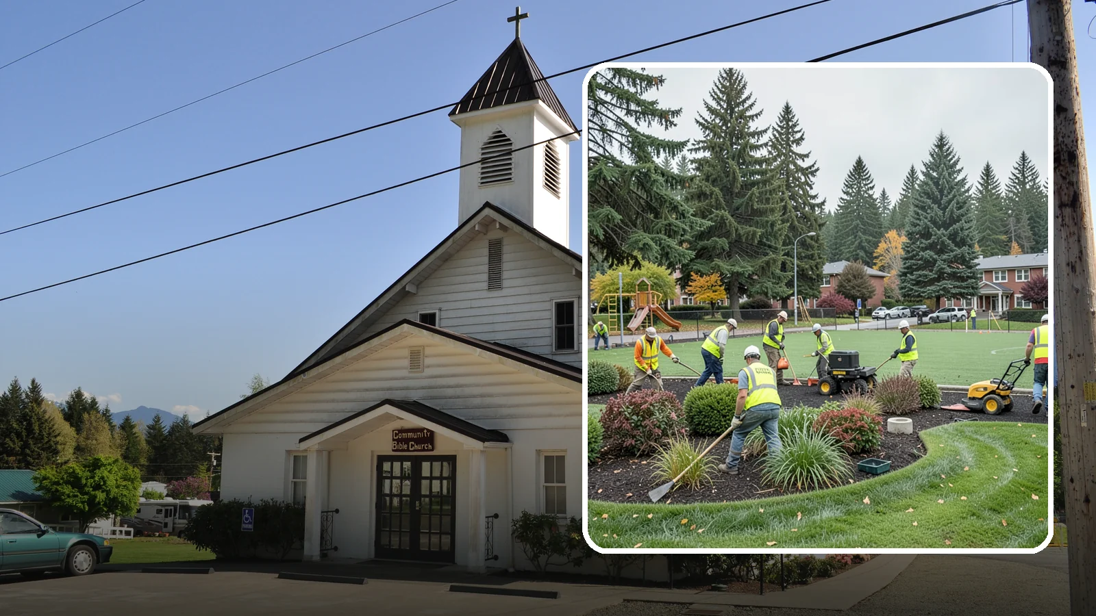 Parks Department Grounds Maintenance in Concrete, Skagit County, WA - Contract grounds maintenance supporting Western Washington parks departments across neighborhood parks and regional greenspaces.
