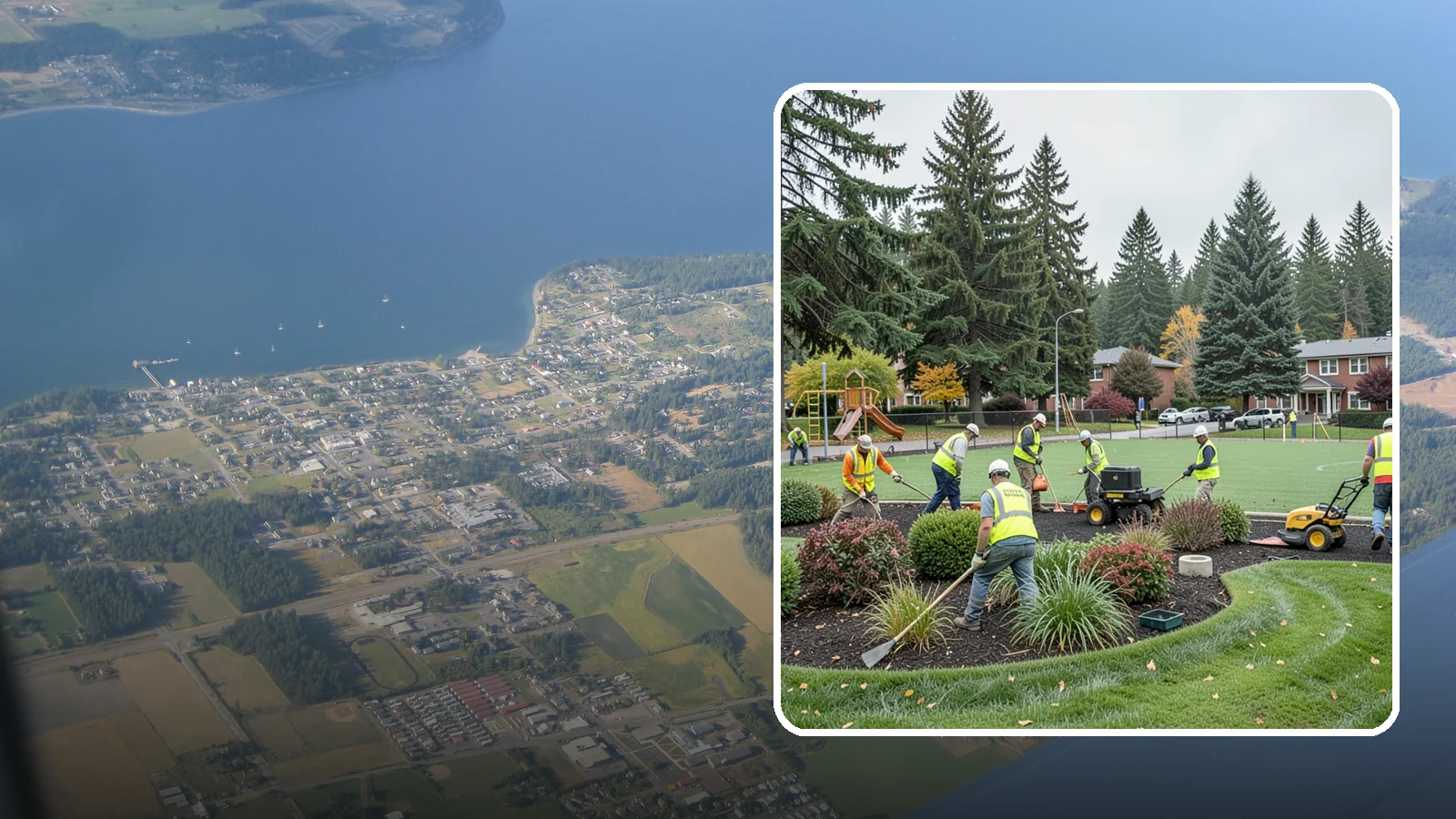 Parks Department Grounds Maintenance in Coupeville, Island County, WA - Contract grounds maintenance supporting Western Washington parks departments across neighborhood parks and regional greenspaces.