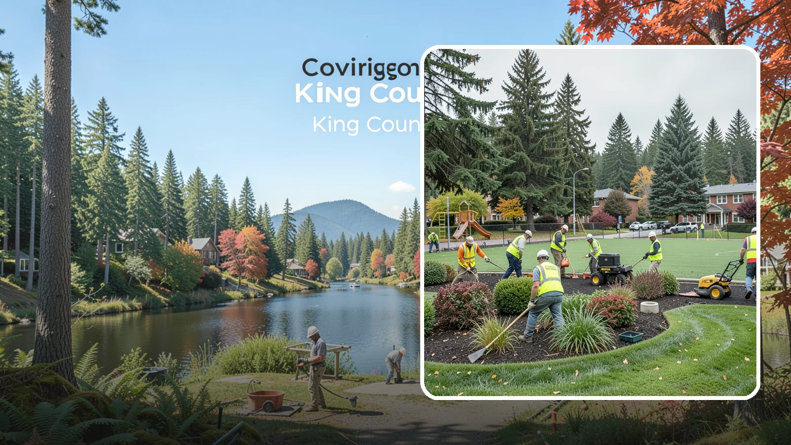 Parks Department Grounds Maintenance in Covington, King County, WA - Contract grounds maintenance supporting Western Washington parks departments across neighborhood parks and regional greenspaces.