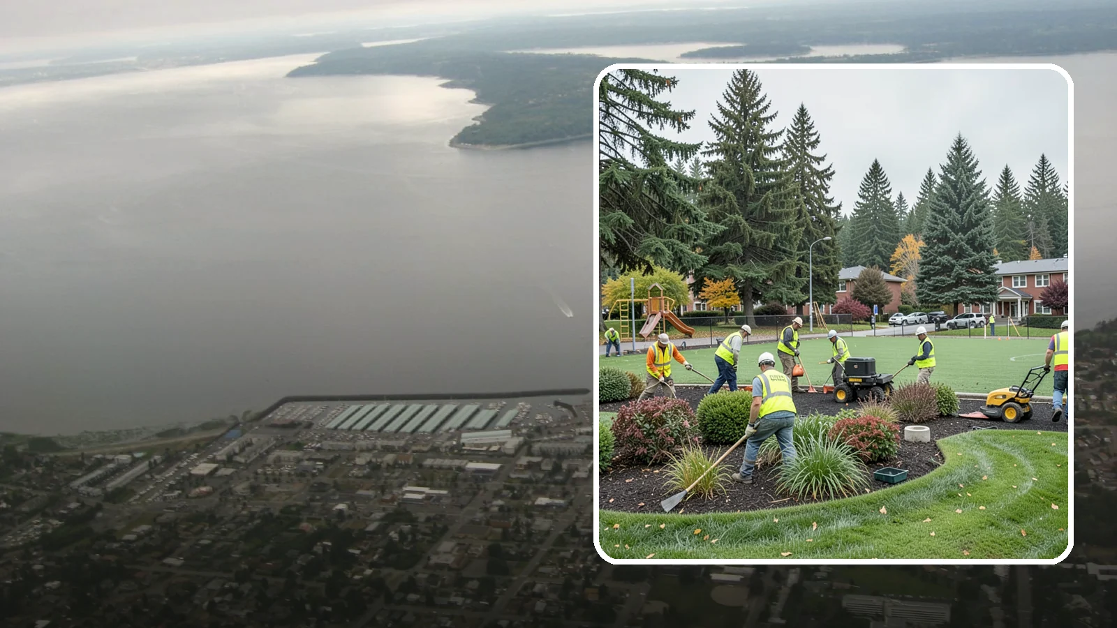 Parks Department Grounds Maintenance in Des Moines, King County, WA - Contract grounds maintenance supporting Western Washington parks departments across neighborhood parks and regional greenspaces.