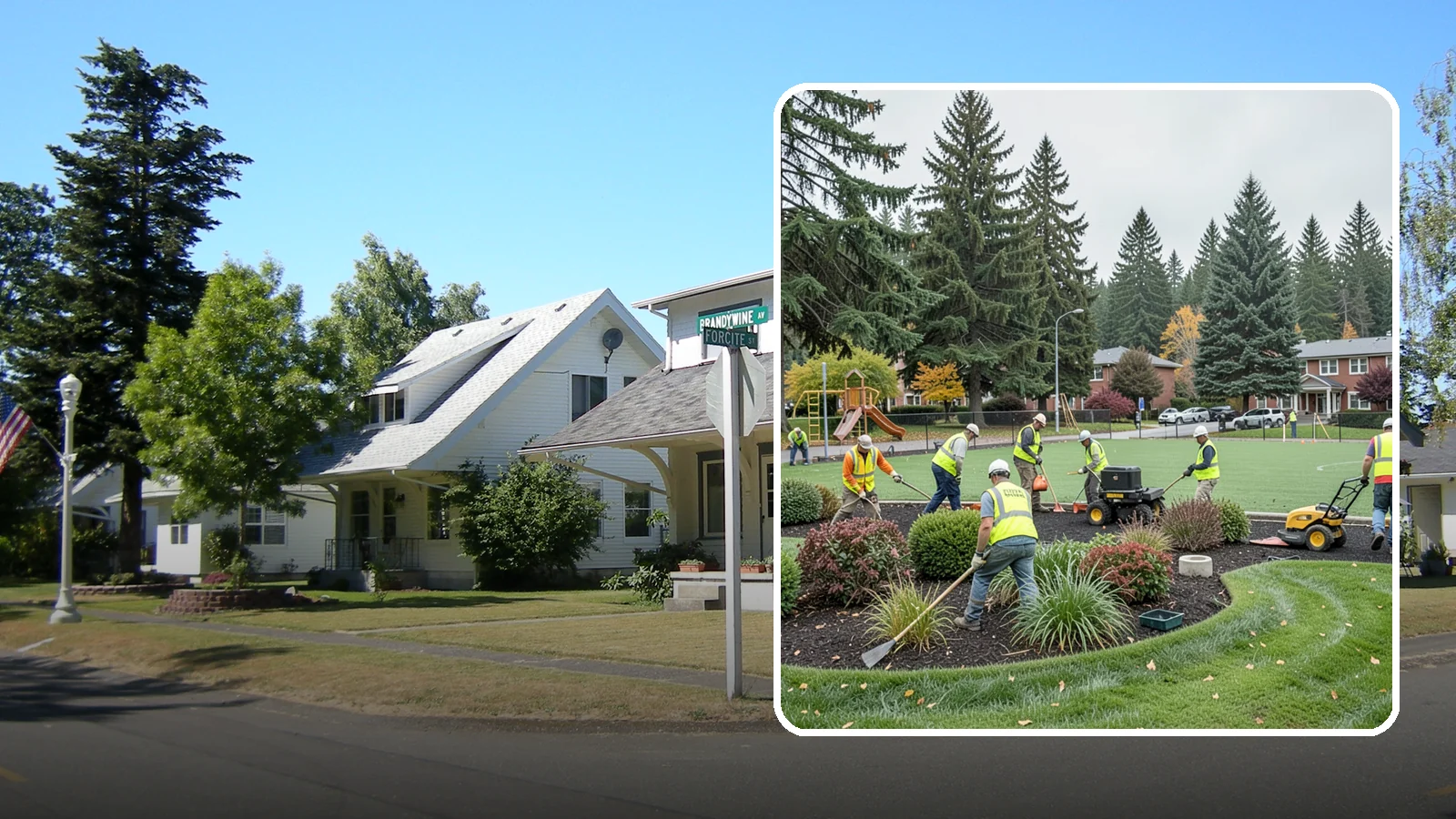 Parks Department Grounds Maintenance in DuPont, Pierce County, WA - Contract grounds maintenance supporting Western Washington parks departments across neighborhood parks and regional greenspaces.