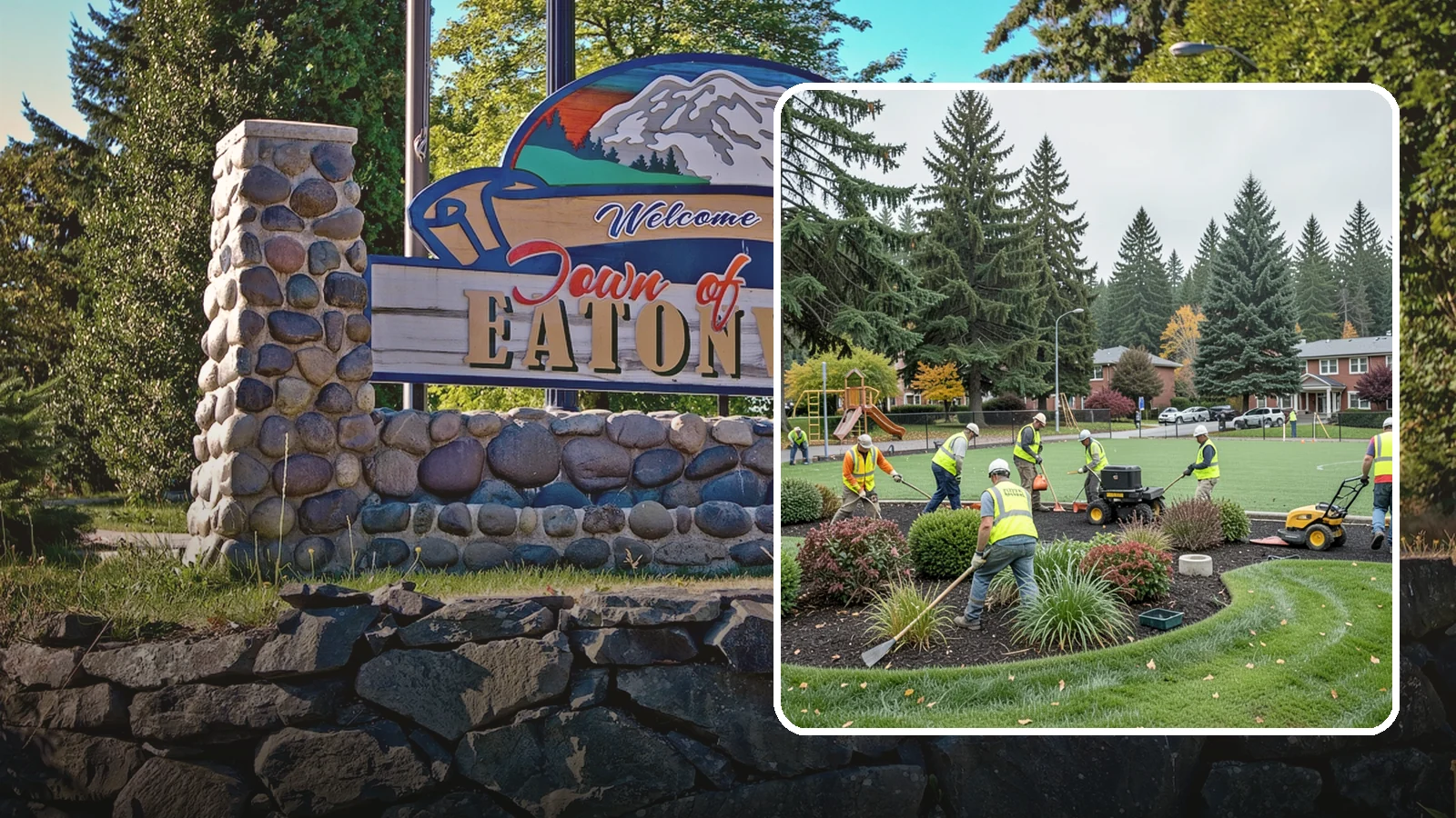Parks Department Grounds Maintenance in Eatonville, Pierce County, WA - Contract grounds maintenance supporting Western Washington parks departments across neighborhood parks and regional greenspaces.