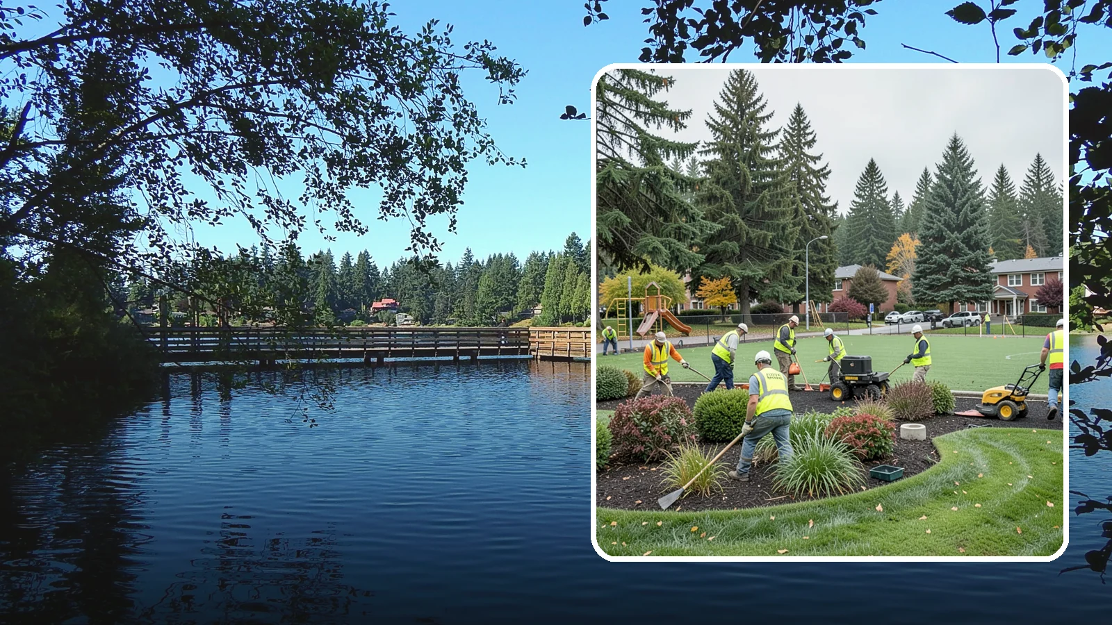 Parks Department Grounds Maintenance in Federal Way, King County, WA - Contract grounds maintenance supporting Western Washington parks departments across neighborhood parks and regional greenspaces.